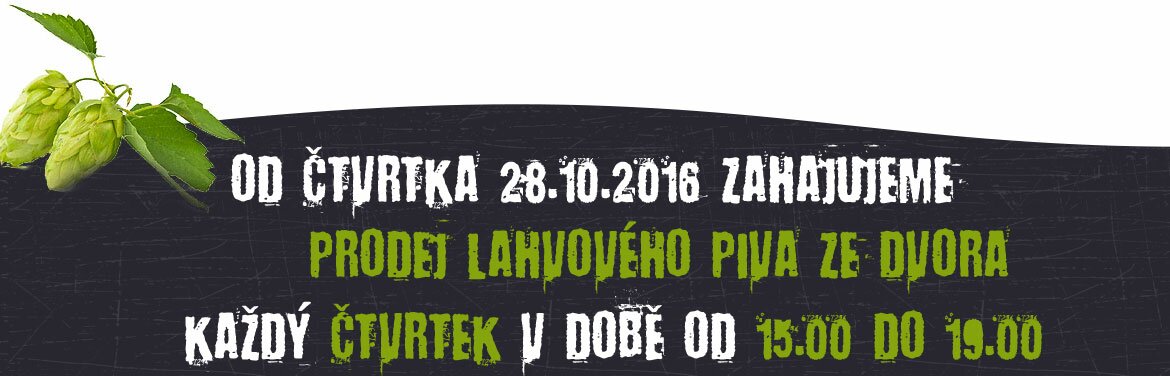 Prodej lahvového piva Prodej lahvového piva